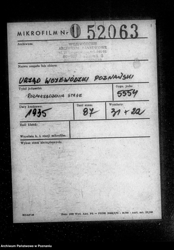 Obraz 2 z jednostki "Rozporządzenia stałe"