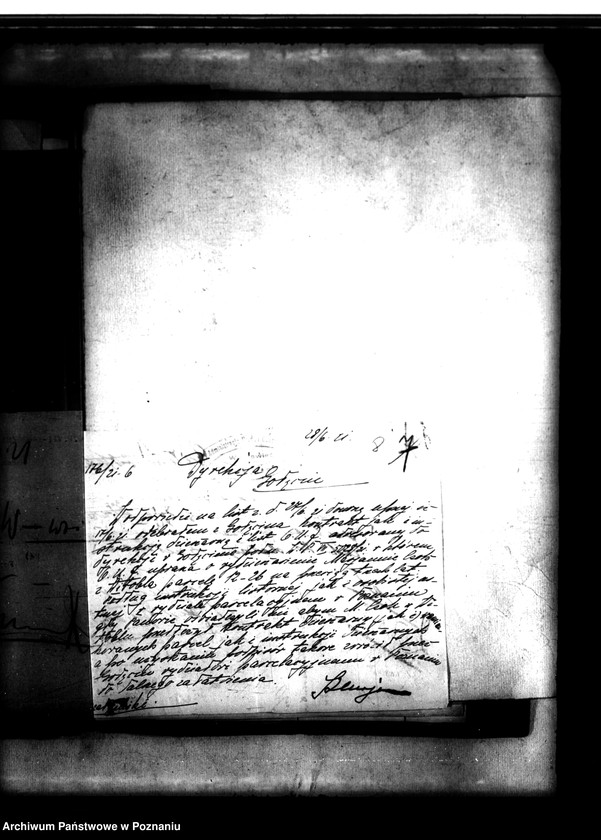 Obraz 12 z jednostki "Parcelacja majątku Witobel powiatu poznańskiego działka nr 12/26. Marianna Czok"