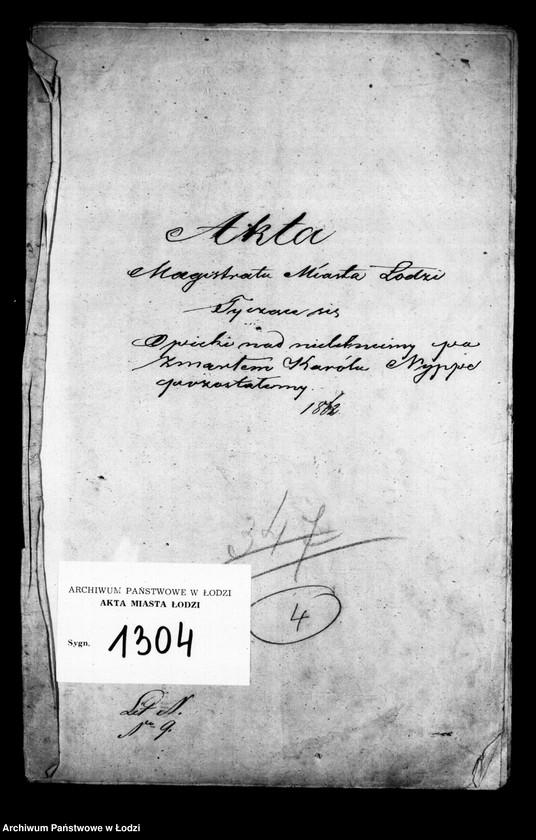 Obraz 4 z jednostki "Akta tyczące się ustanowienia opieki nad nieletnimi po zmarłym Karolu Nyppie"