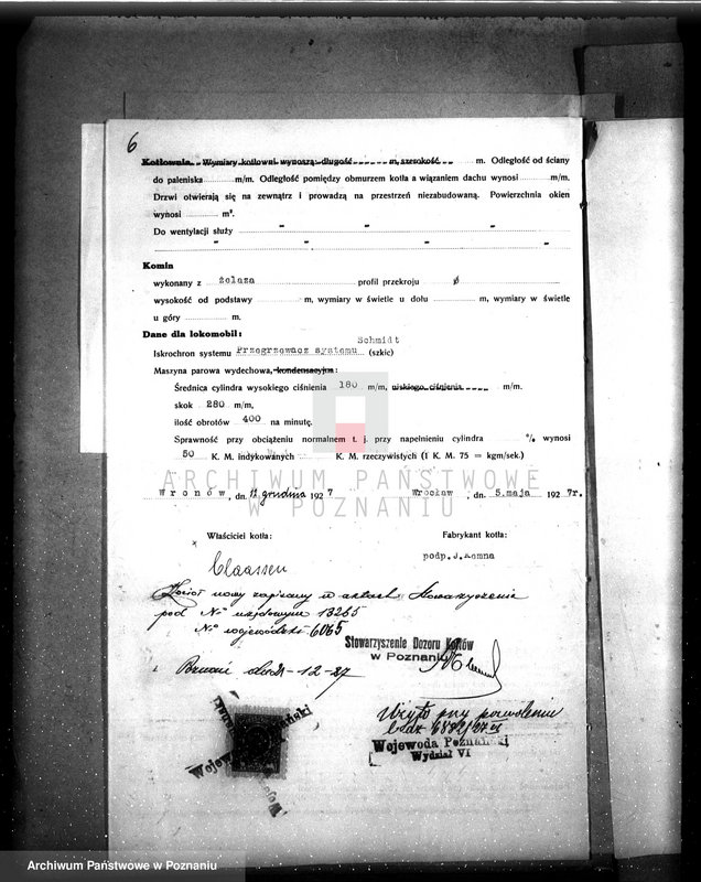 Obraz 10 z jednostki "Majętność Bronów, pow .krotoszyński, własność Classen nr woj. kotła 6065"