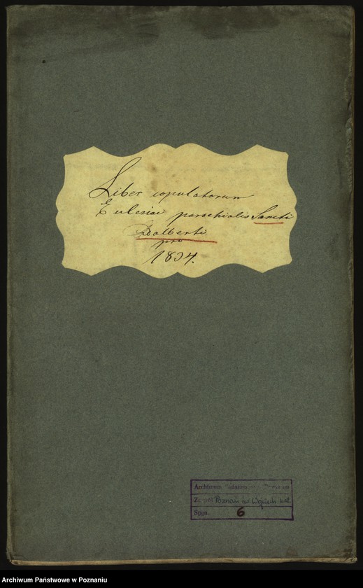 Obraz 2 z jednostki "Księga małżeństw"