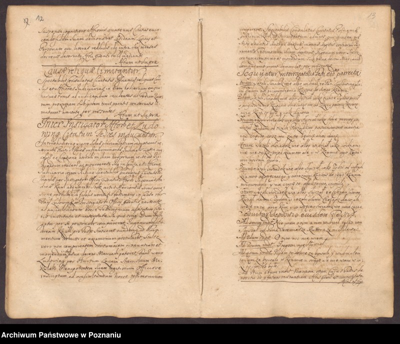 Obraz 10 z jednostki "Protocolon actorum officii consularis Posnaniensis."