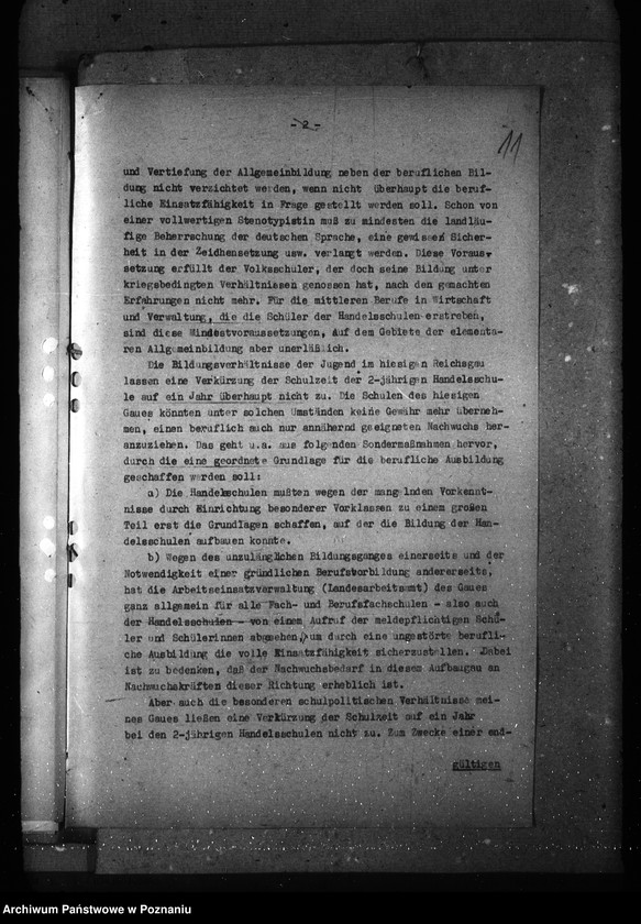 Obraz 15 z jednostki "Vereinfachungen der Verwaltung und auf dem Gebiete des Handelsschulwesens"