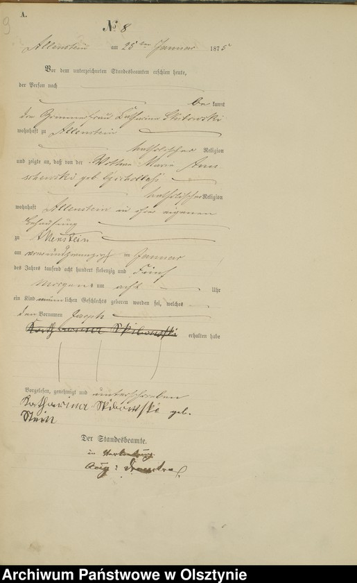 image.from.unit.number "Haupt-Geburts-Register Nr 1 - 282"
