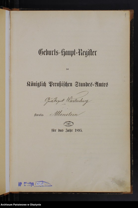 image.from.unit.number "Geburts-Haupt-Register Nr 1 - 6"