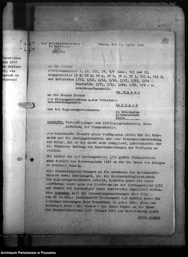 Obraz 14 z jednostki "Vereinfachung der Reichsbauverwaltung. Bewerbungen von Grundstücken"