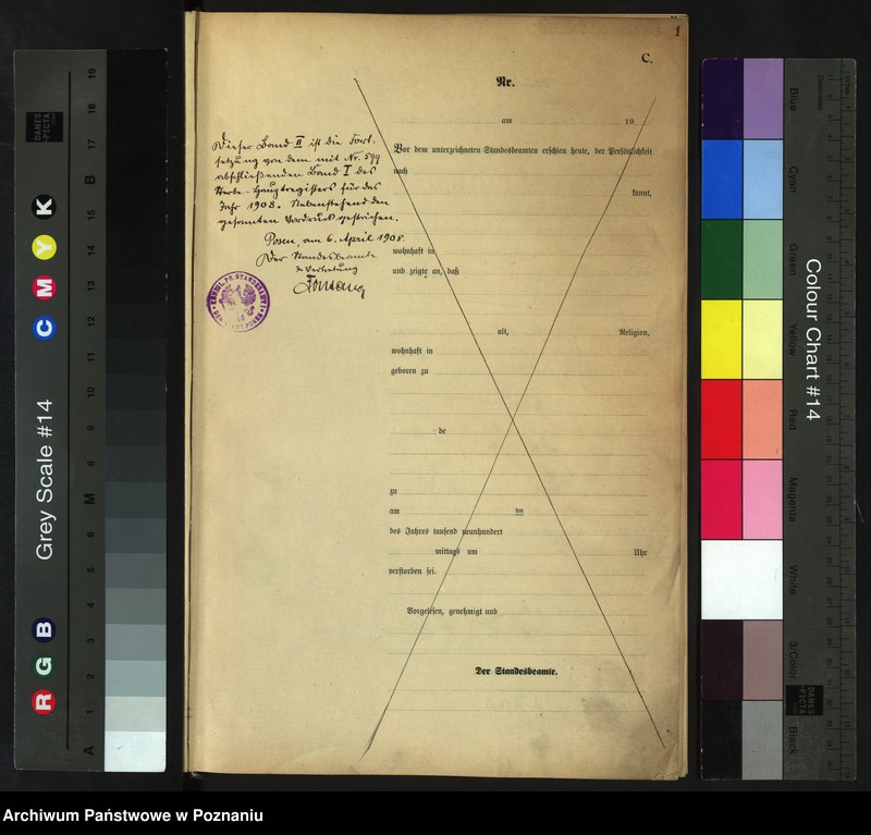 Obraz 3 z jednostki "Księga miejscowa zgonów tom II [Rejestr główny zgonów]"