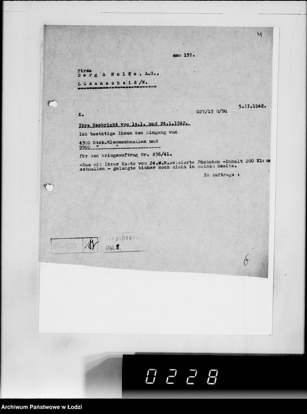 Obraz 8 z jednostki "[Korespondencja z urzędami, instytucjami i firmami] Lit.Ber-Ble"