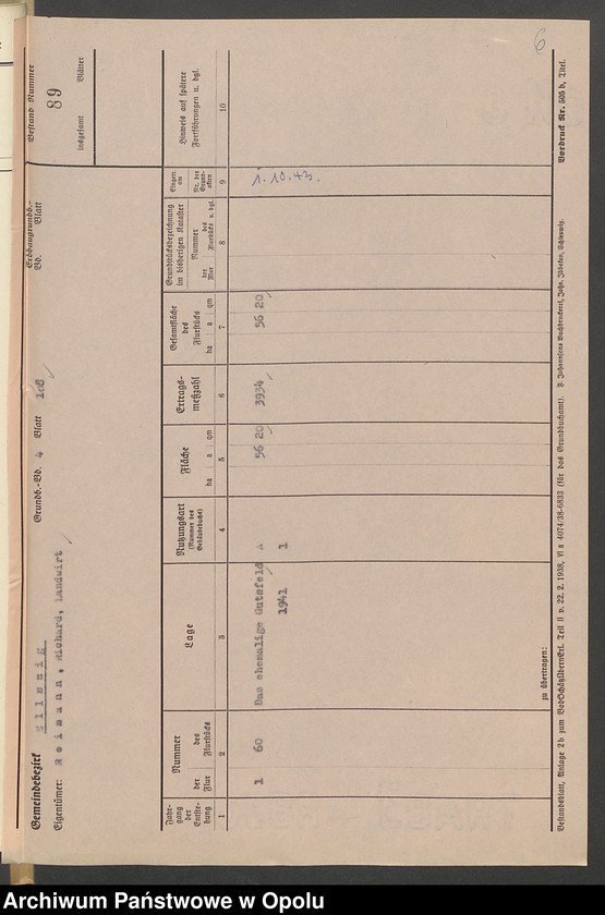 Obraz 8 z jednostki "Grundakten für Band IV Blatt 108 des Grundbuchs von Ellsnig Luise Reimann"