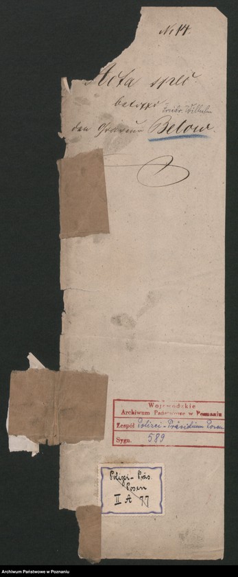 Obraz 2 z jednostki "A. betr. den Graveur Friedrich Wilhelm Below"