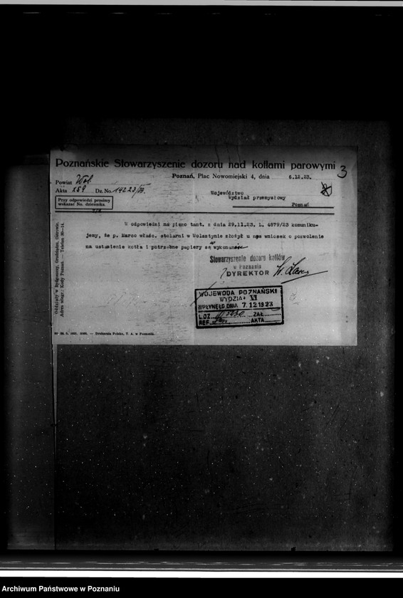 Obraz 7 z jednostki "Magistrat miasta Wolsztyna Rzeźnia Miejska nr woj. kotła 5312"