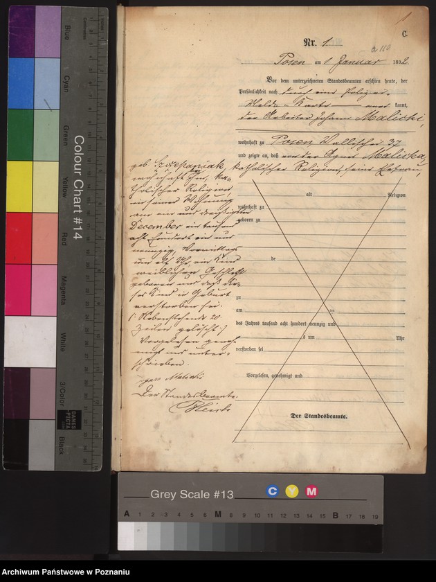 Obraz 4 z jednostki "Księga zgonów t. I"