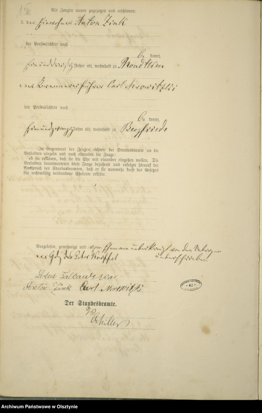 image.from.unit.number "Heiraths-Haupt-Register Nr 1 - 16"