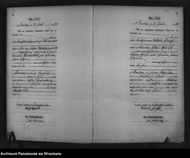 image.from.unit.number "Geburts-Haupt-Register Breslau II 1880 Band 8"