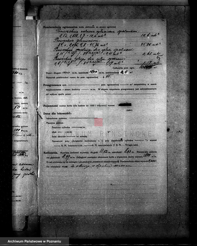 Obraz 9 z jednostki "Fabryka porcelany i wyrobów ceramicznych Towarzystwo Akcyjne "Kieramos" Kocioł nr fabr. 565, kocioł nr porządkowy 36"