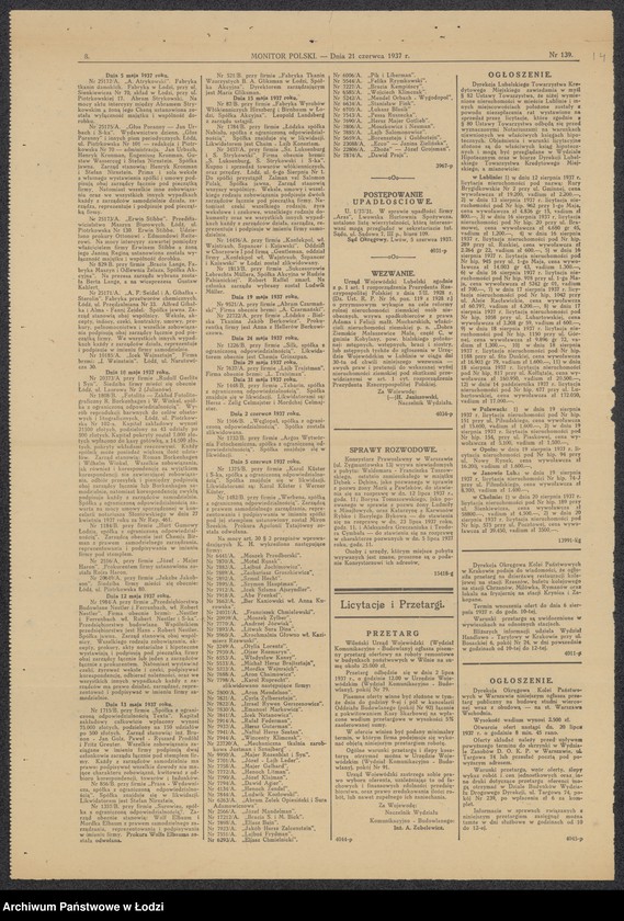 Obraz 16 z jednostki "Icek Wojnsztajn – sprzedaż odpadków wełny"