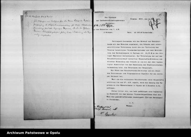 Obraz 15 z jednostki "Erledigte Bürgschaften. Bürgschaftssache Eislauf - Verein Bürgschaftssache Bauunternehmungsverein"