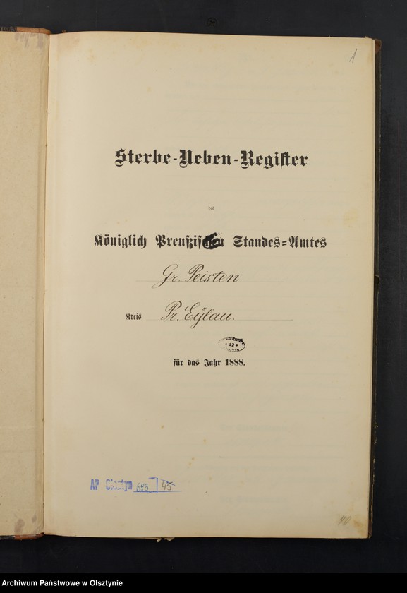 Obraz 3 z jednostki "Sterbe-Neben-Register Nr 1 - 79"