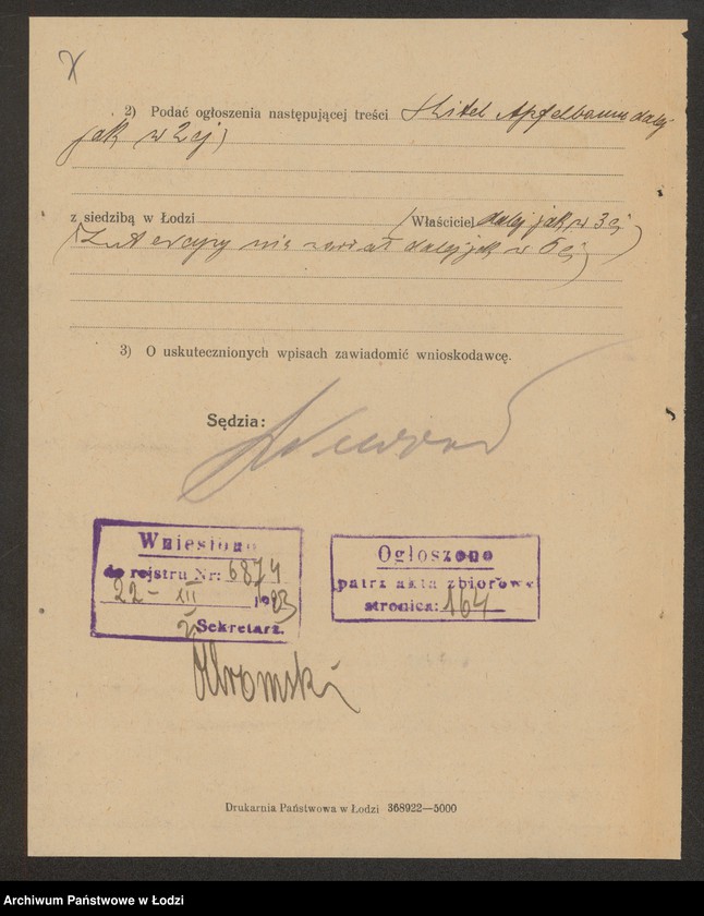 Obraz 9 z jednostki "Hitel Apfelbaum – sklep galanteryjny"