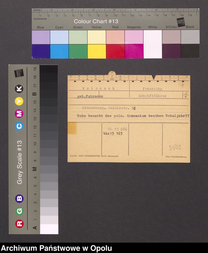 Obraz 3 z jednostki "[Koloczek Franziska, zam. Hindenburg]"