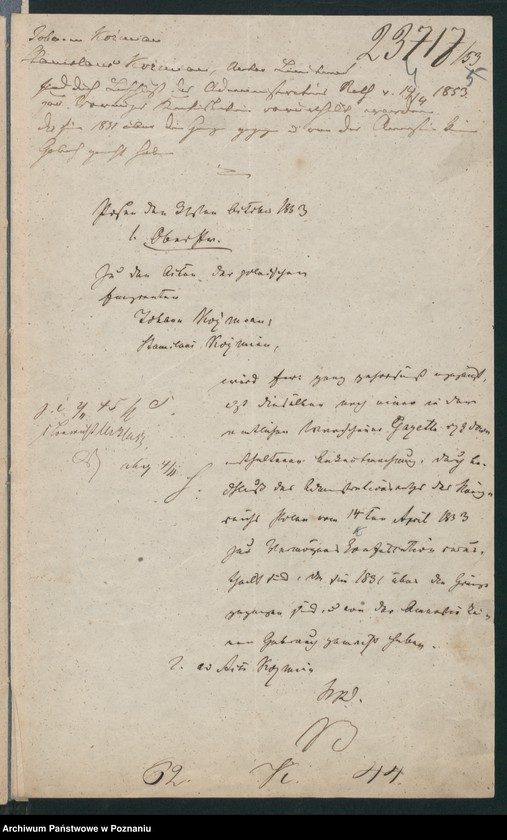 Obraz 8 z jednostki "A. betr. Stanislaus und Johann von Koźmian"