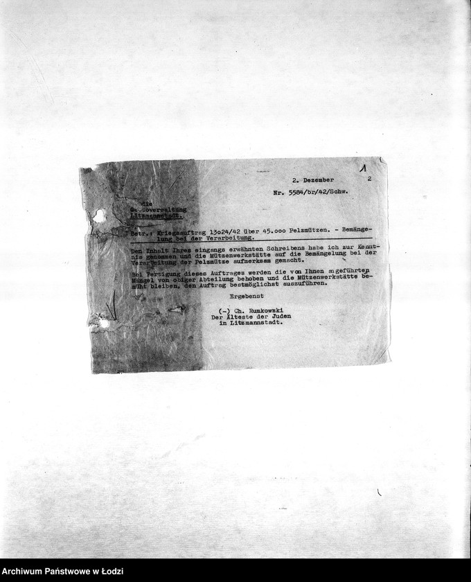 Obraz 4 z jednostki "[Resorty pracy M-P. Niemieckie zamówienia skierowane do resortów pracy, produkcja, zapotrzebowania materiałów do produkcji]"