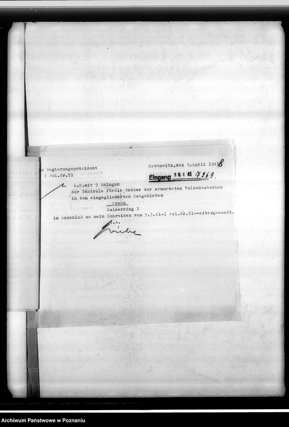 Obraz 12 z jednostki "Korespondencja w sprawie osób narodowości niemieckiej zaginionych w 1939 roku"