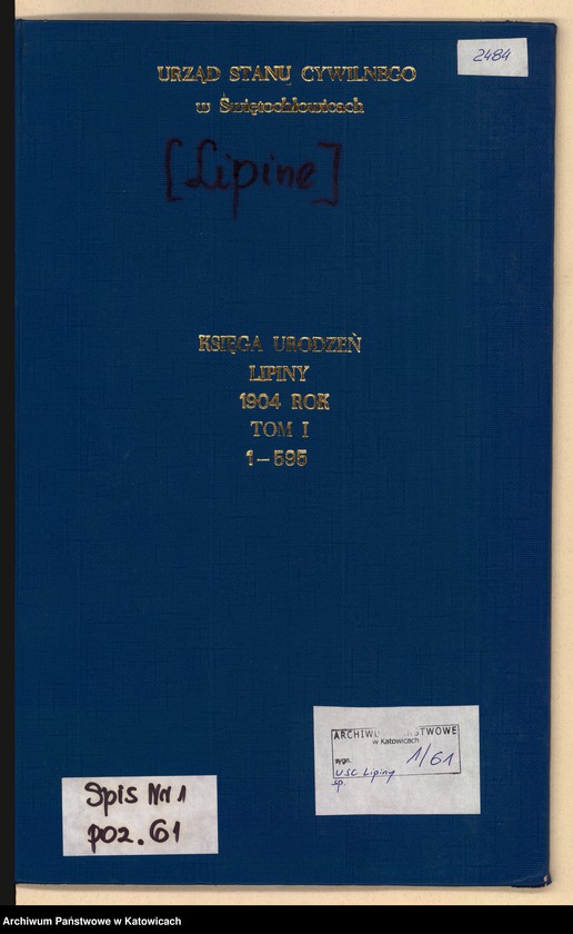 image.from.unit.number "Księga urodzeń T.1 nr 1-595"