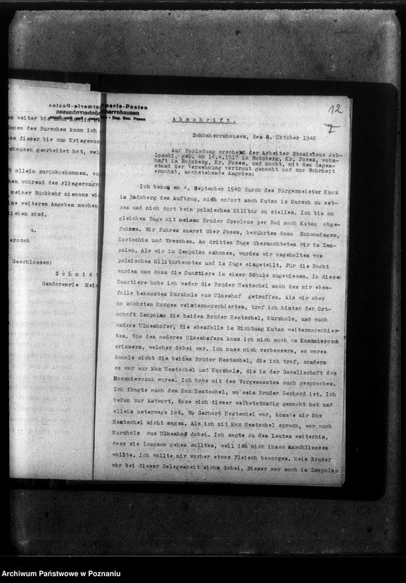 Obraz 16 z jednostki "Gustaw Kurzhals - Ulmenhof, Kreis Posen (Poznań)"