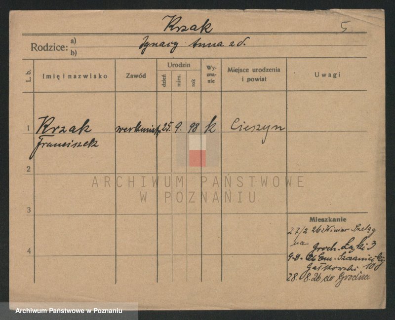 Obraz 5 z jednostki "Krzaczek - Krzyślak"