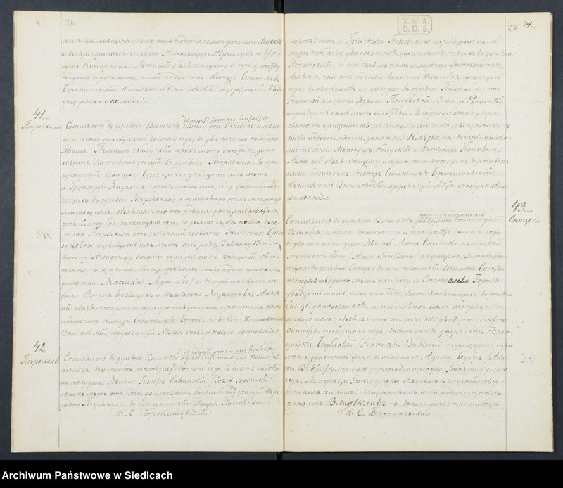 Obraz 17 z jednostki "Akta urodzeń, małżeństw, zgonów"