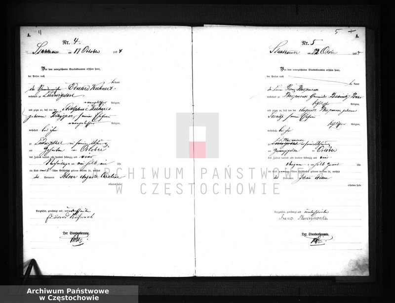 image.from.unit "[Księga aktów urodzeń z 1874 roku]"