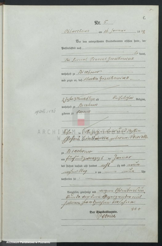 Obraz 8 z jednostki "Księga zgonów"