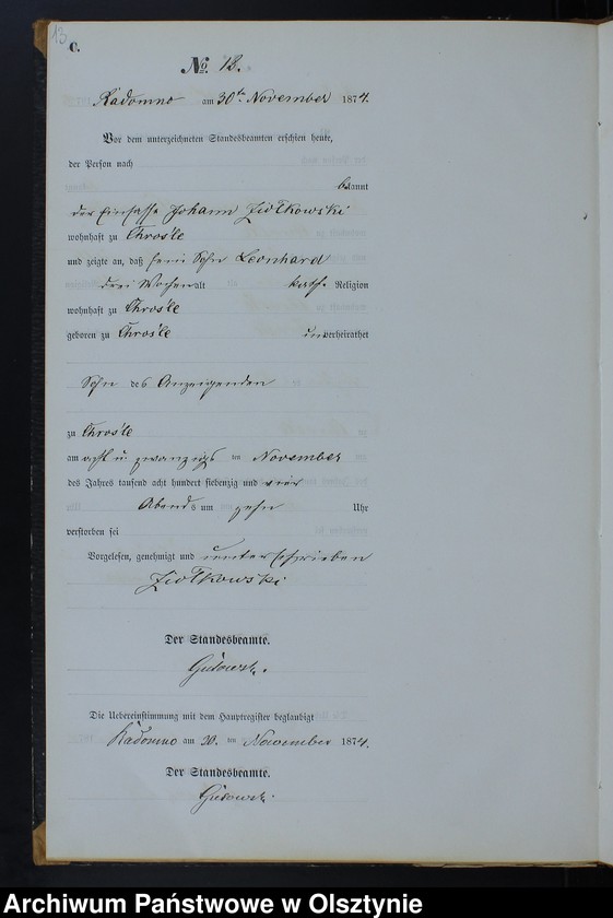 image.from.unit.number "Sterbe-Neben-Register Nr 1 - 19"