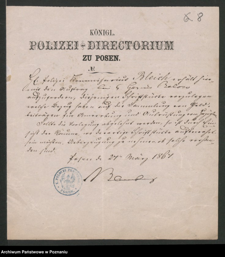 Obraz 11 z jednostki "A. betr. den Graveur Friedrich Wilhelm Below"