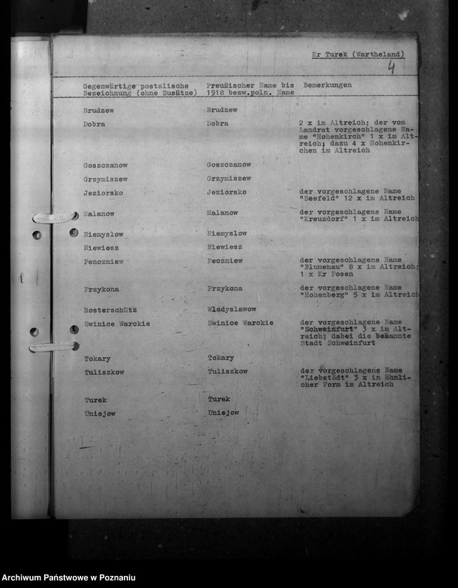 Obraz 8 z jednostki "Ortsnamenänderung Kreis Turek"