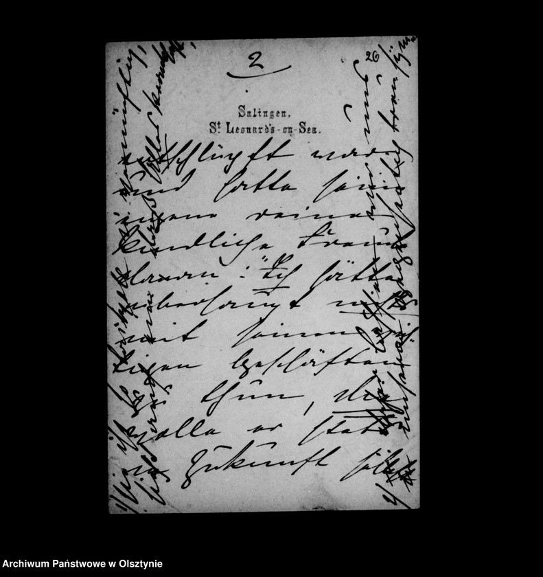 image.from.unit.number "/Fragmente v. Briefen der Violet Swiney, geb. Gfin Schlippenbach aus Sallingen England an Anna Gfin Lehndorff geb. Hahn/"