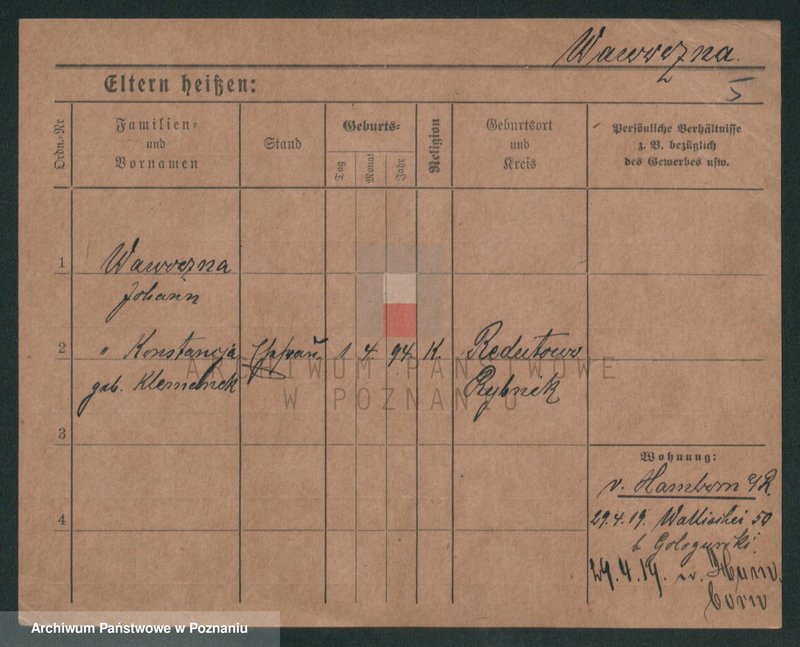 Obraz 13 z jednostki "Waszyński - Wawrzyniak (żonaci, wdowy)"