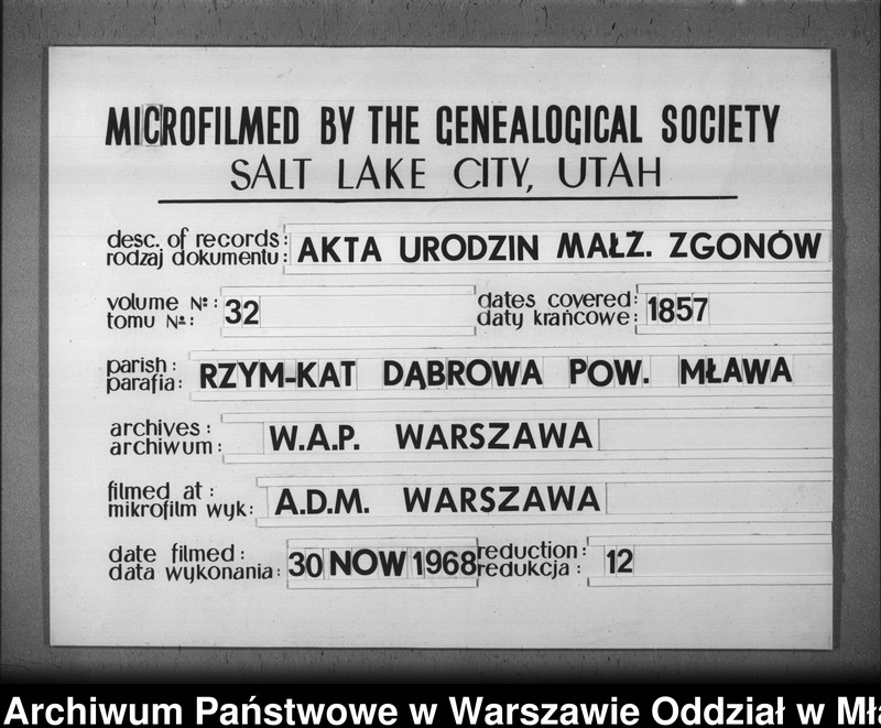 image.from.unit.number "Akta urodzeń, małżeństw i zgonów"