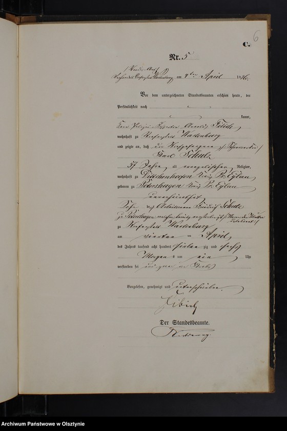 image.from.unit.number "Sterbe-Haupt-Register Nr 1 - 15"