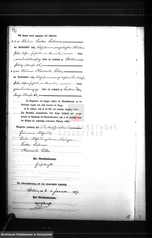 Obraz 15 z jednostki "Heiraths-Register (Neben-Register) Band I"