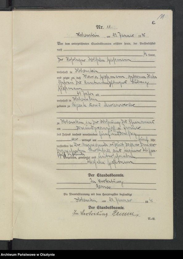 image.from.unit.number "Sterbe-Neben-Register Nr 1 - 92"