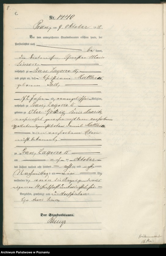 Obraz 11 z jednostki "Księga zgonów t. IV"