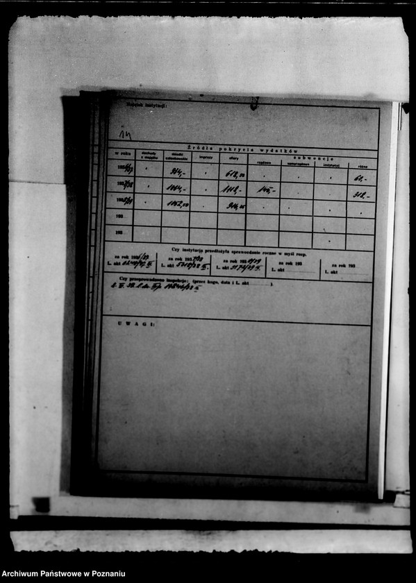 Obraz 17 z jednostki "/Kartoteka instytucji opiekuńczych/"