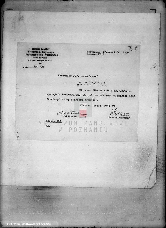 Obraz 12 z jednostki "/Niemiecki Klub Sportowy w Poznaniu/"