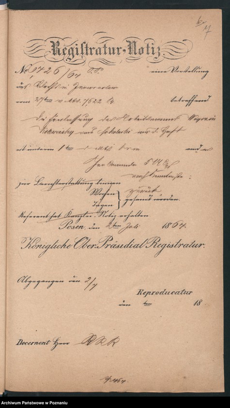 image.from.unit.number "Der Uebertritt polnischer und diesseitiger Untertanen auf preussisches und jenseitiges Gebiet während der polnischen Insurrektion und die dagegen getroffenen Massnahmen."