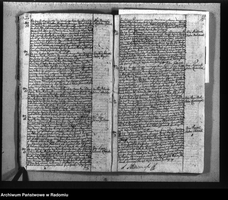 image.from.unit.number "[Akta urodzonych, zaślubionych i zmarłych parafii Głowaczów z lat 1810 - 1811]"