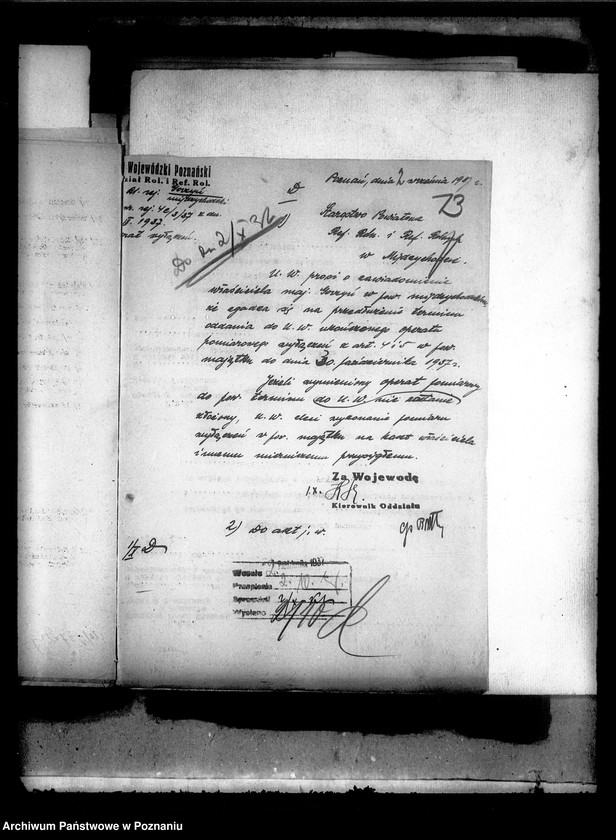 Obraz 17 z jednostki "Przymusowy wykup majątku Gorzyń powiatu międzychodzkiego"