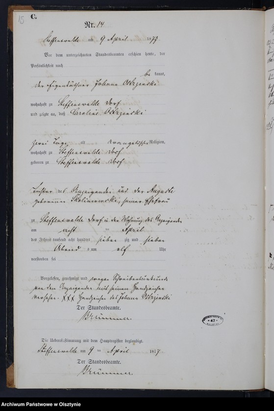 image.from.unit.number "Sterbe-Neben-Register Nr 1 - 57"