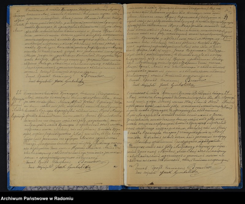 Obraz 13 z jednostki "[Duplikat akt urodzonych, zaślubionych i zmarłych Okręgu Bóżniczego Przysucha za 1891 r.]"